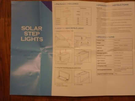 Photo of free 8 Solar Powered Step Lights (central San Rafael) #3