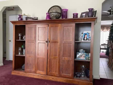 Photo of free TV Stand with storage (Riverdale) #2