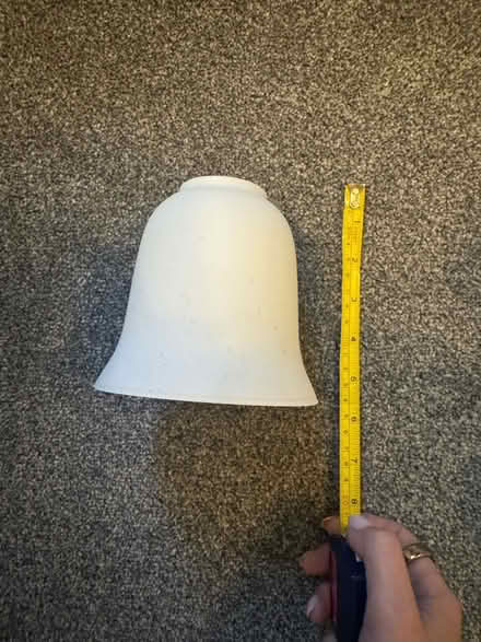 Photo of free 3x white glass light shades (Pantymwyn CH7) #3