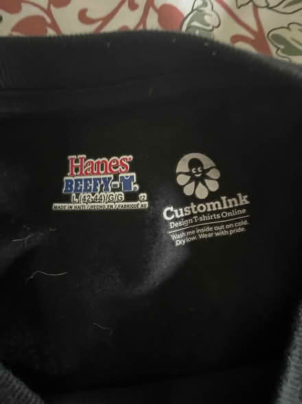 Photo of free Belmont PD Large T-shirt (Belmont) #2