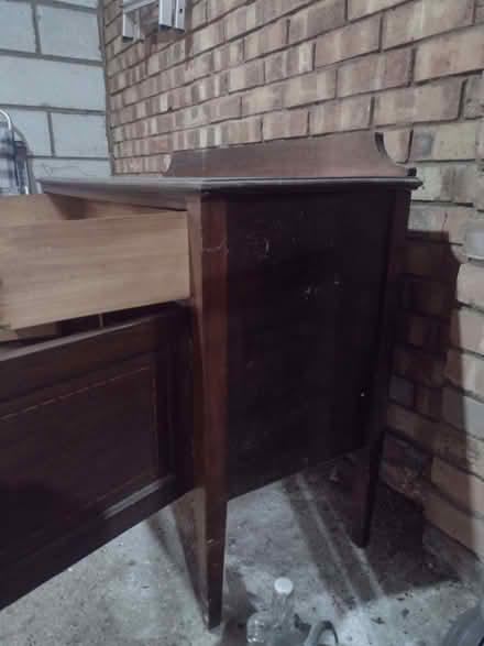 Photo of free Dark wood small sideboard (Leigh Beck SS8) #3