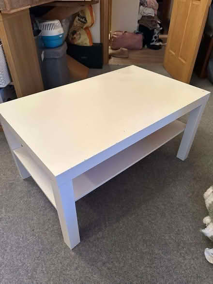 Photo of free White Coffee Table (Great Shefford RG17) #2