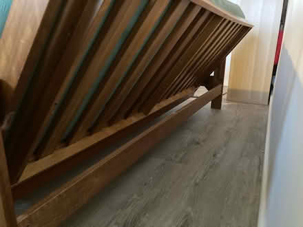 Photo of free Wooden futon sofa bed (Edinburgh, EH17) #4