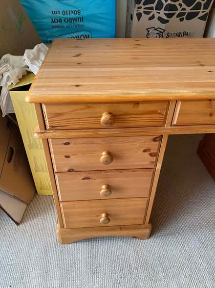 Photo of free Vintage pine desk (Eastbourne BN21) #4