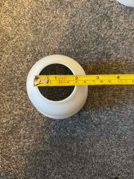 Photo of free 3x white glass light shades (Pantymwyn CH7) #2