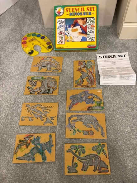 Photo of free Dinosaur stencil set (Ashford, Surrey TW15) #1