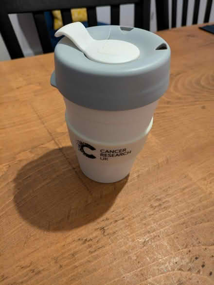 Photo of free CRUK branded hot drink reusable cup (North Tonbridge, TN10) #1