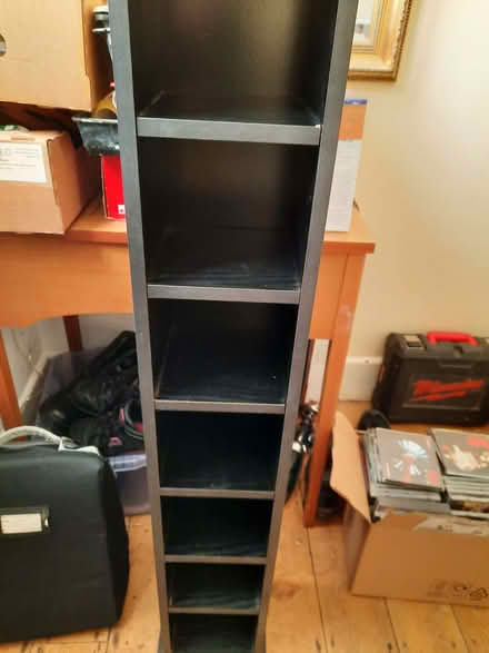 Photo of free Black mock wood cd tower (Hollingdean BN1) #2