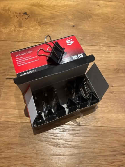 Photo of free Fold back (Bulldog) Clips Office (CR2) #1