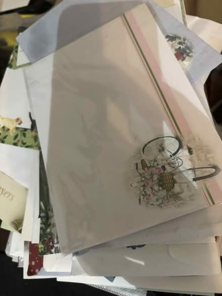 Photo of free stack of various greeting cards (Mitty High area) #1