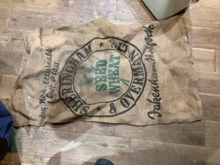 Photo of free Hessian sack, suitable for rag rugging. (Brampton S40) #1