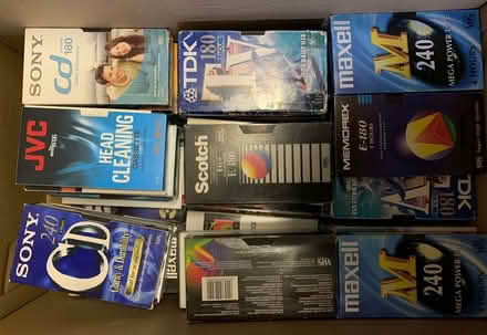 Photo of free VHS recordable tapes (70 in total) (Skellingthorpe LN6) #1