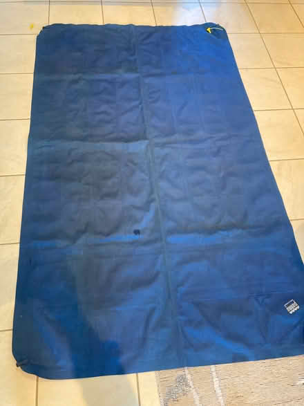 Photo of free Blue and red inflatable double mattress (Cumnor OX2) #1