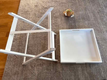 Photo of free White foldable side table (Rahn Rd CM16) #4