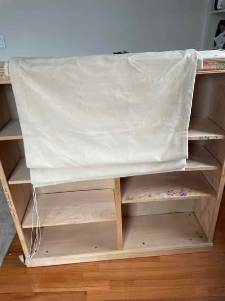 Photo of free 3 x Roman Shades (beige velvet) (Danbury Forest) #2