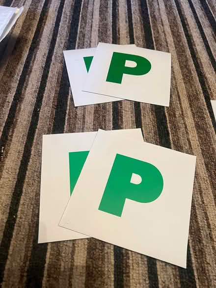 Photo of free 2 sets of P plates (Fobbing SS17) #1
