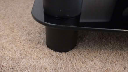 Photo of free TV stand - black glass and chrome (Oakley RG23) #3