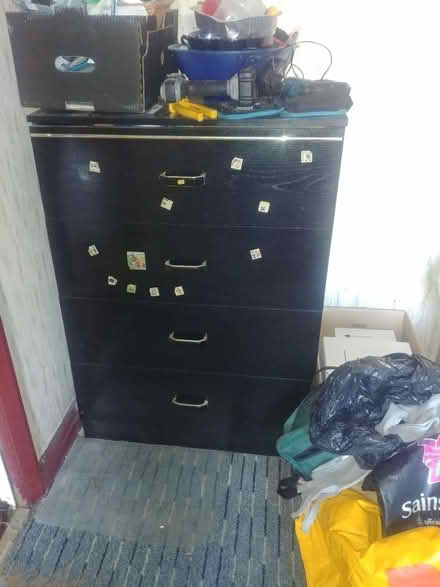 Photo of free Black chest of drawers (Nr South Norwood Lakes SE19) #1