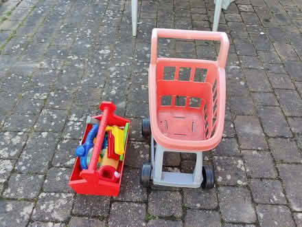 Photo of free Play shopping trolley and tool box (North Tonbridge TN10) #1