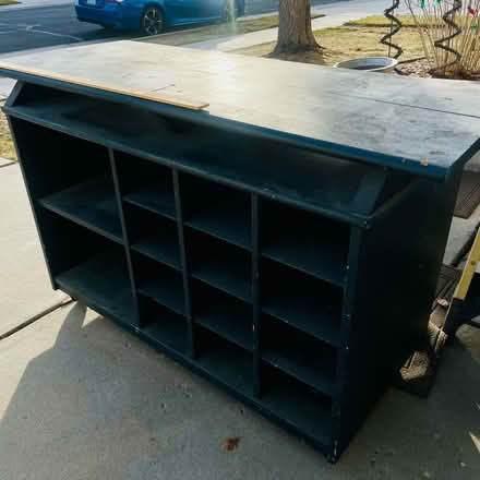 Photo of free woodworking bench w/casters (104th and Chambers (Reunion)) #2