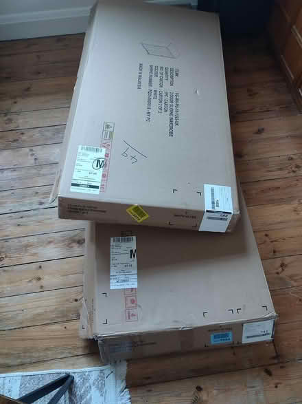 Photo of free 2 large flat boxes (W5) #2