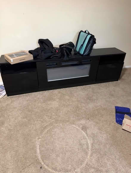 Photo of free Fireplace in black shelf (Washington DC) #1