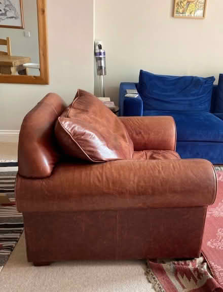 Photo of free Real leather armchair (Eastbourne BN21) #2