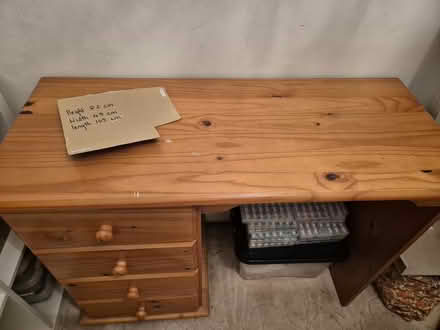 Photo of free Pine desk/dressing table (Harborne B17 9tr) #1
