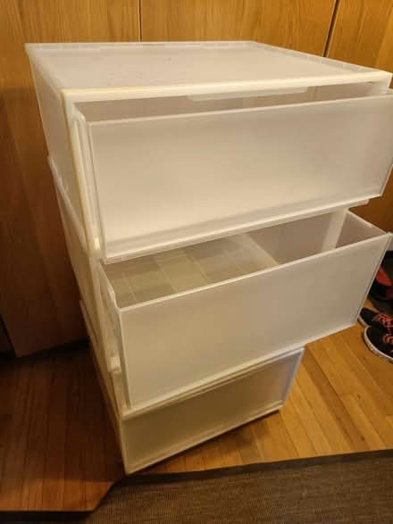 Photo of free Stackable Muji plastic drawers (Friern Barnet, N11) #1