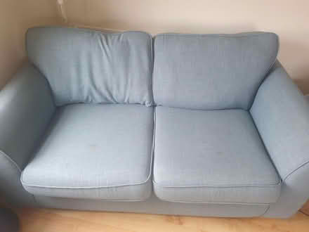 Photo of free Blue 2 seater sofa (Stockport SK7) #1