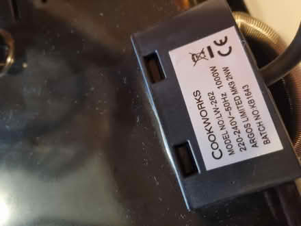 Photo of free Cookworks panini maker (SE20) #4