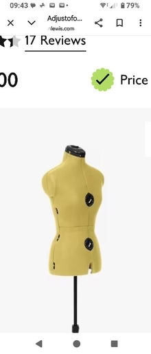 Photo of Dressmaking dummy (Wallands Park BN7) #1