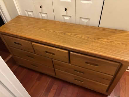 Photo of free Wood dresser and detachable mirror (Williamsburg East) #1