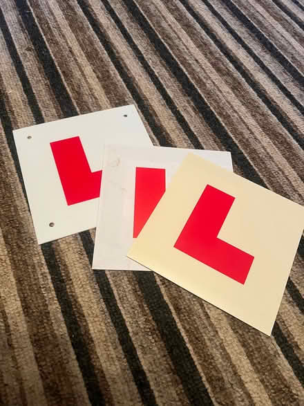 Photo of free L plates (Fobbing SS17) #1