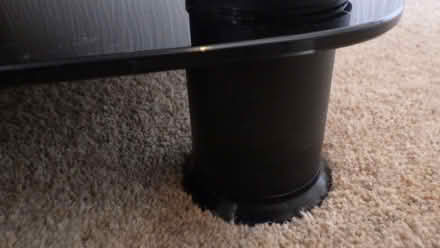 Photo of free TV stand - black glass and chrome (Oakley RG23) #4