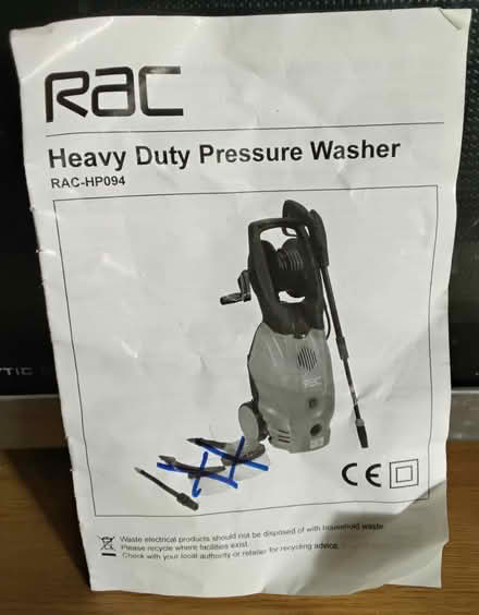 Photo of free RAC Heavy Duty Pressure Washer (DA1) #2
