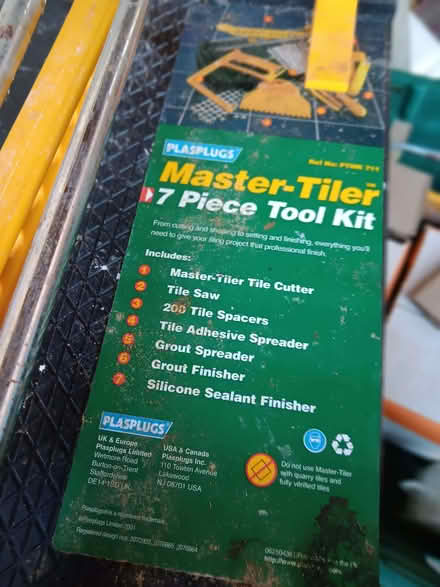 Photo of free Tiling tools and a box of tile spacers (Knaresborough HG5) #3