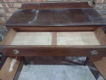 Photo of free Dark wood small sideboard (Leigh Beck SS8) #4