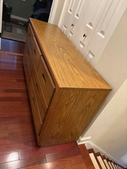 Photo of free Wood dresser and detachable mirror (Williamsburg East) #2
