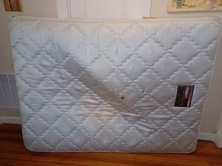 Photo of free Mattress +scrap bed frame & dresser (Carondelet) #1