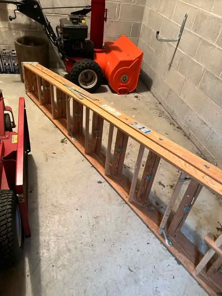 Photo of free 10’ Wooden Ladder (Wexford close to I-79) #1