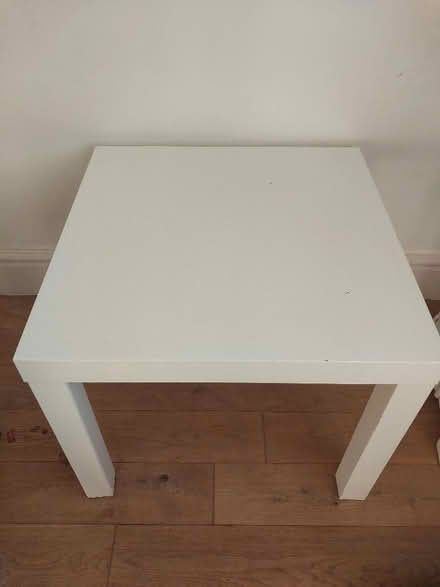 Photo of free IKEA LACK side table – white (55cm x 55cm) (New Malden KT3) #3