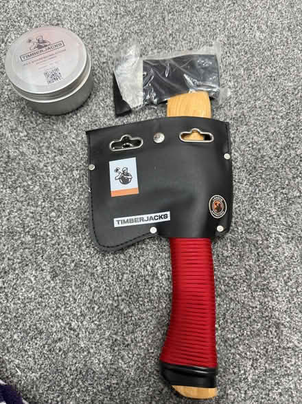 Photo of free Timber jacks axe and sharpening stone (Bispham FY2) #1