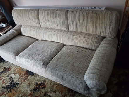 Photo of free 3 seater settee (Old Knebworth AL6) #1