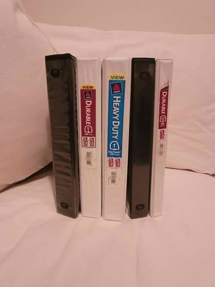Photo of free Five 3 Ring Binders (Upper East Side) #1