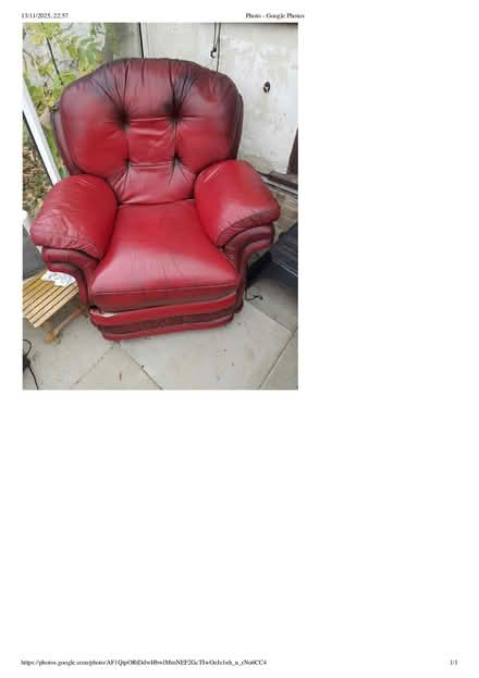 Photo of free recliner armchair (al6) #1