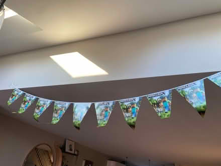 Photo of free Minecraft bunting and table cloth (Boxmoor, Hemel Hempstead) #2