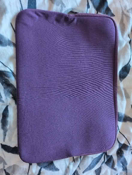 Photo of free Purple neoprene zippered case for laptop (Cawston CV22) #1