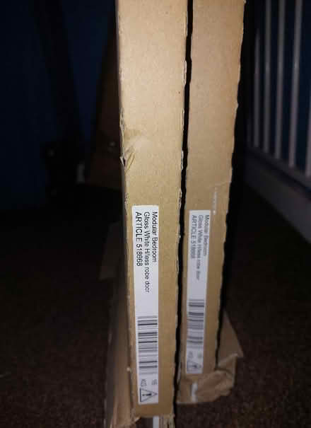 Photo of free 2 wardrobe ends (homebase) plus 2 doors (Cox Green SL6) #3