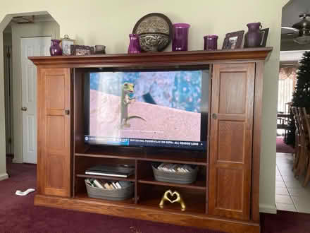 Photo of free TV Stand with storage (Riverdale) #1